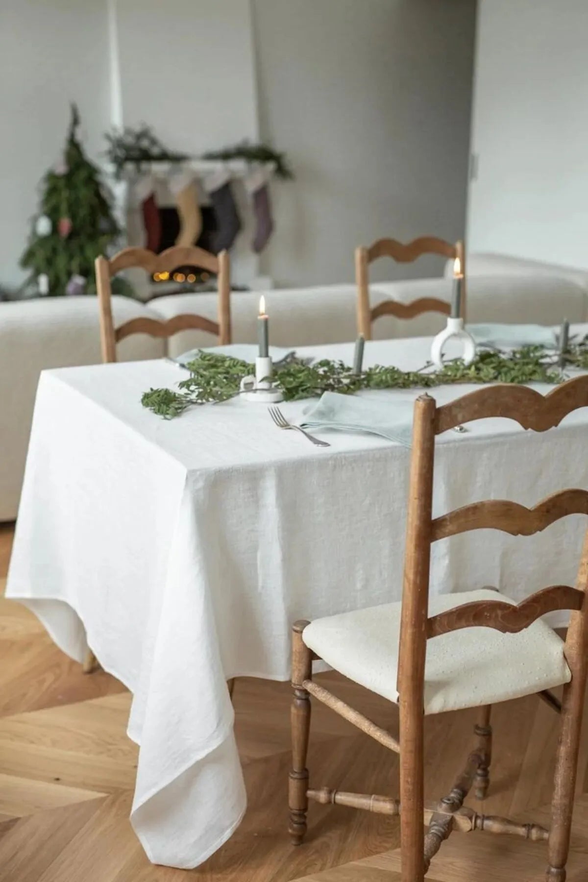 Organic Linen Tablecloth
