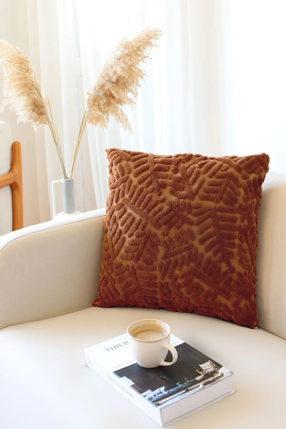 Forest Decorative Pillowcase Scandinavian Bohemian Design (1 Piece)