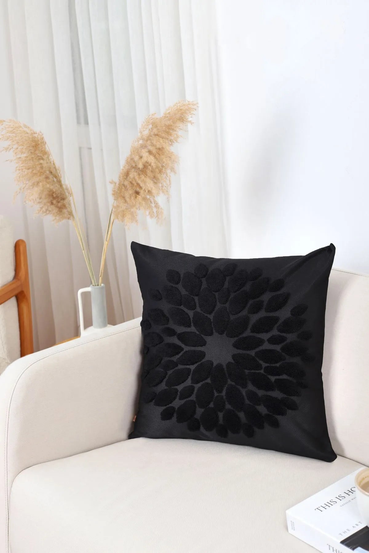 Flower Decorative Pillowcase Scandinavian Bohemian Design