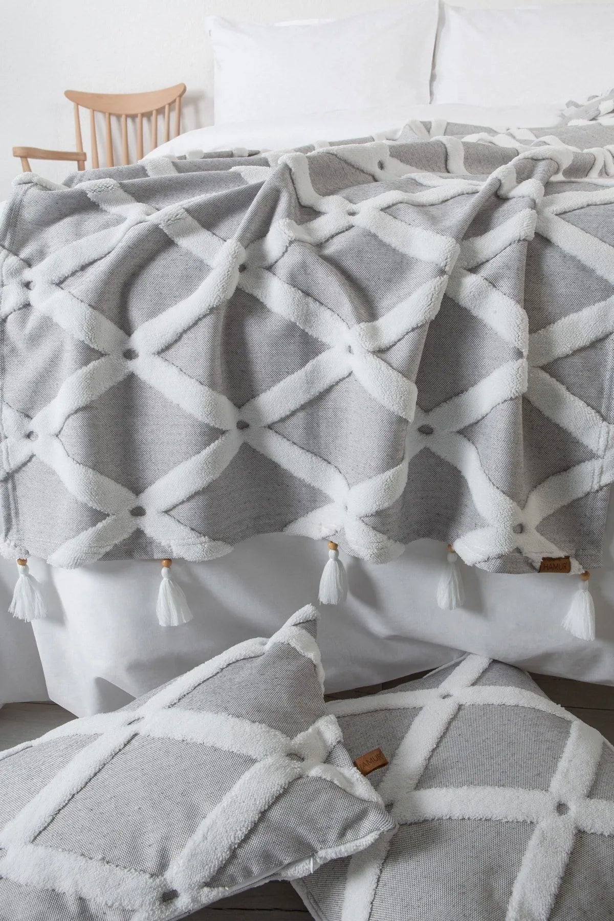 Bella Bed Runner Set Scandinavian Bohemian Pattern