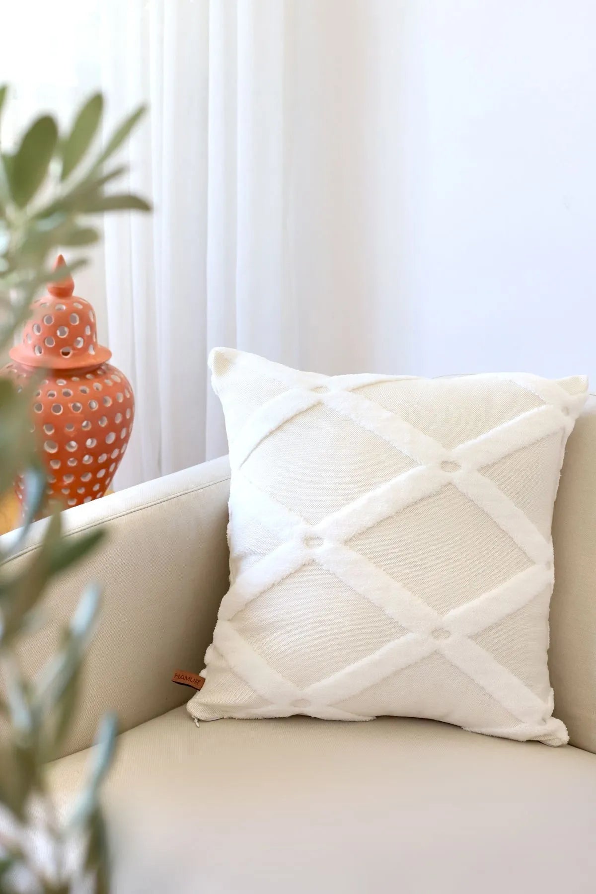 Bella Decorative Pillowcase Scandinavian Bohemian Design (1 Piece)