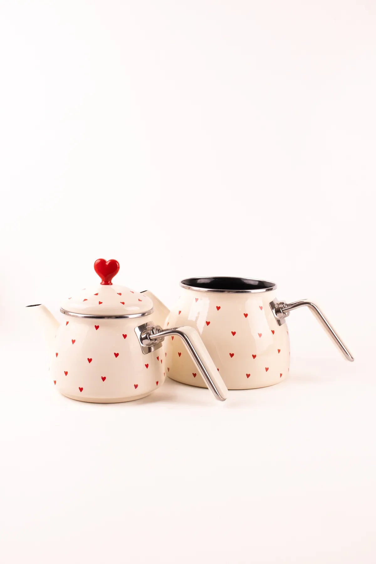 Cupid Enamel Teapot