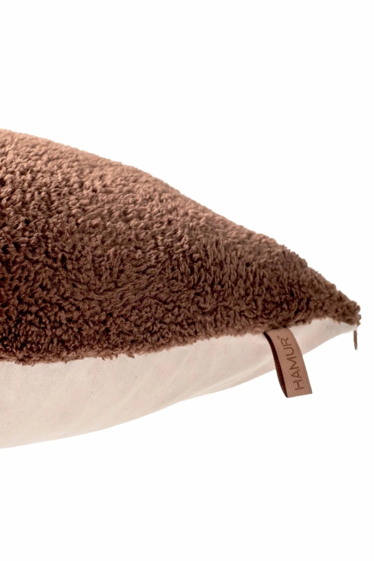 Teddy Puffy Decorative Pillowcase Scandinavian Bohemian Design (2 Piece)