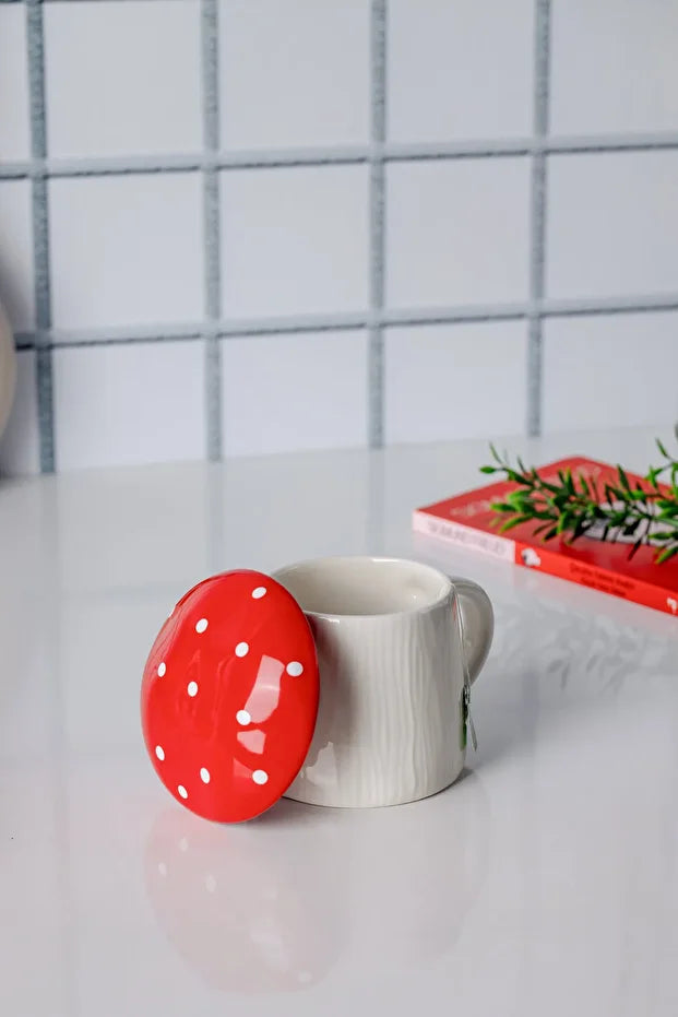 Elly Ceramic Mug with Lid