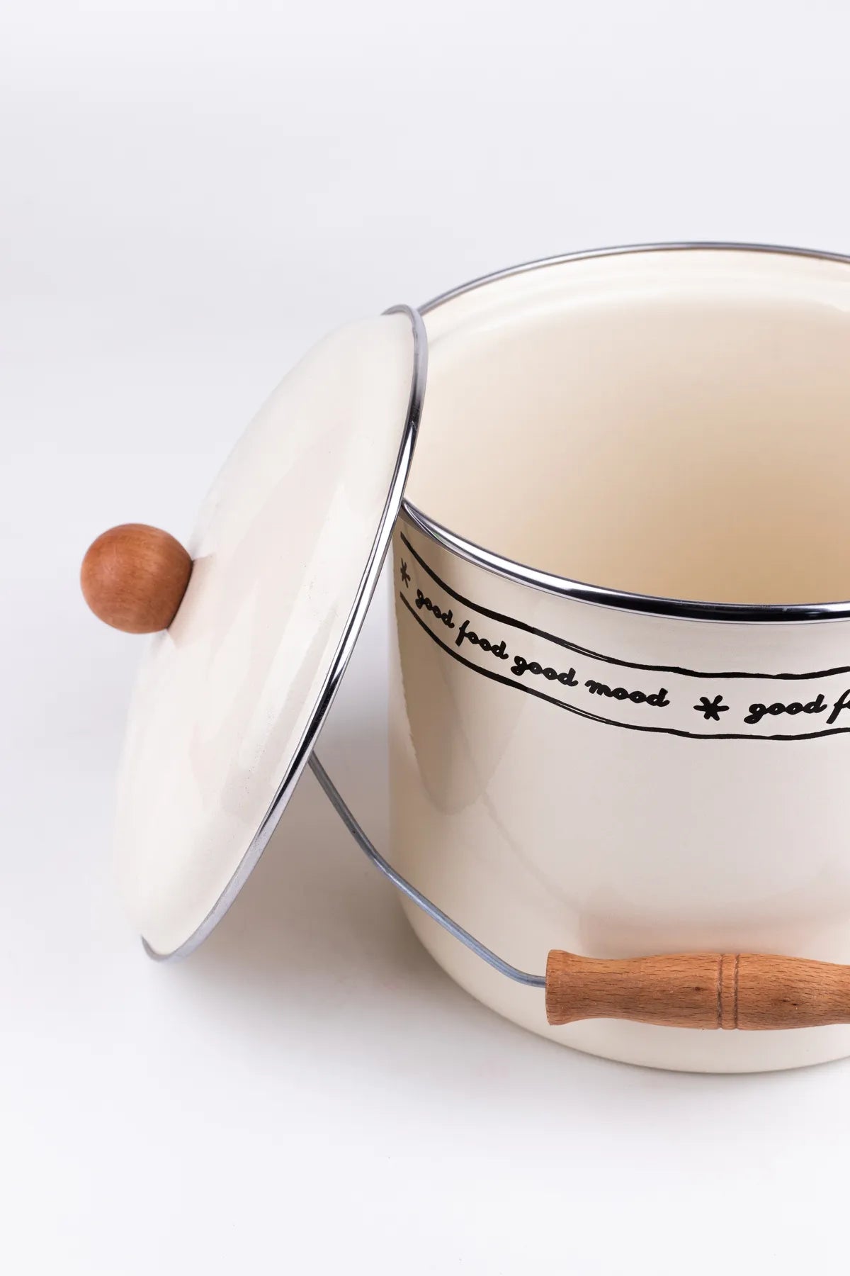 Mood Enamel Bucket 20cm (3Litre)