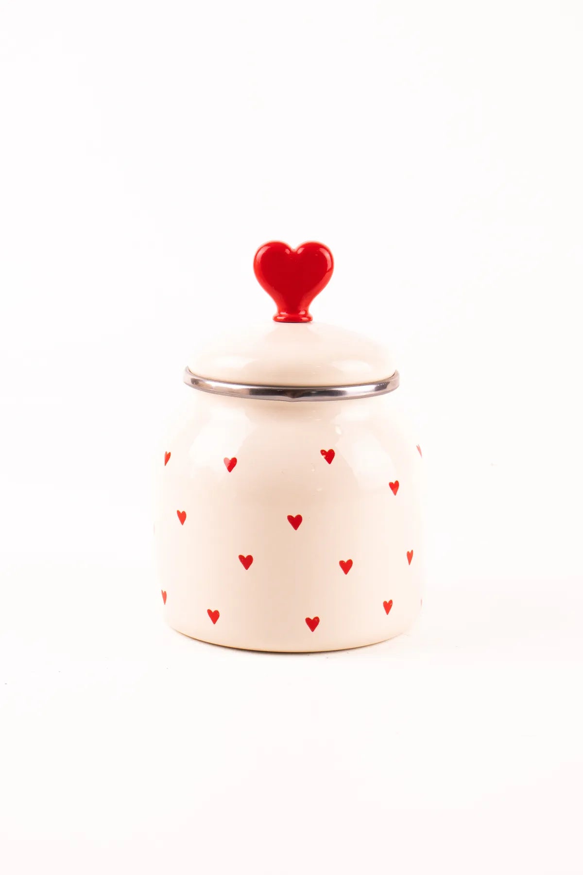 Cupid Enamel Spice Jar