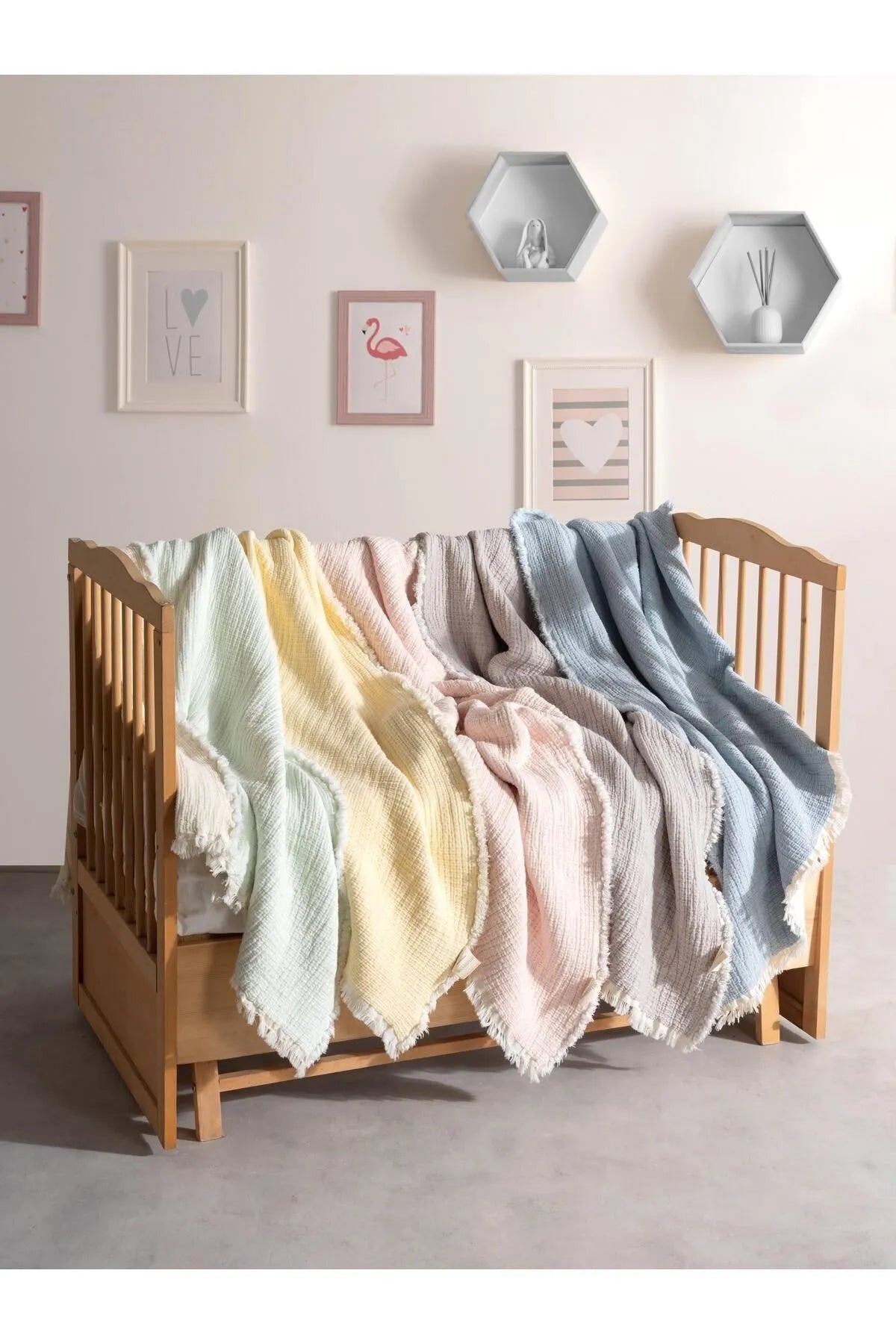 Kosha Series Muslin Baby Quilt 100 X 150cm