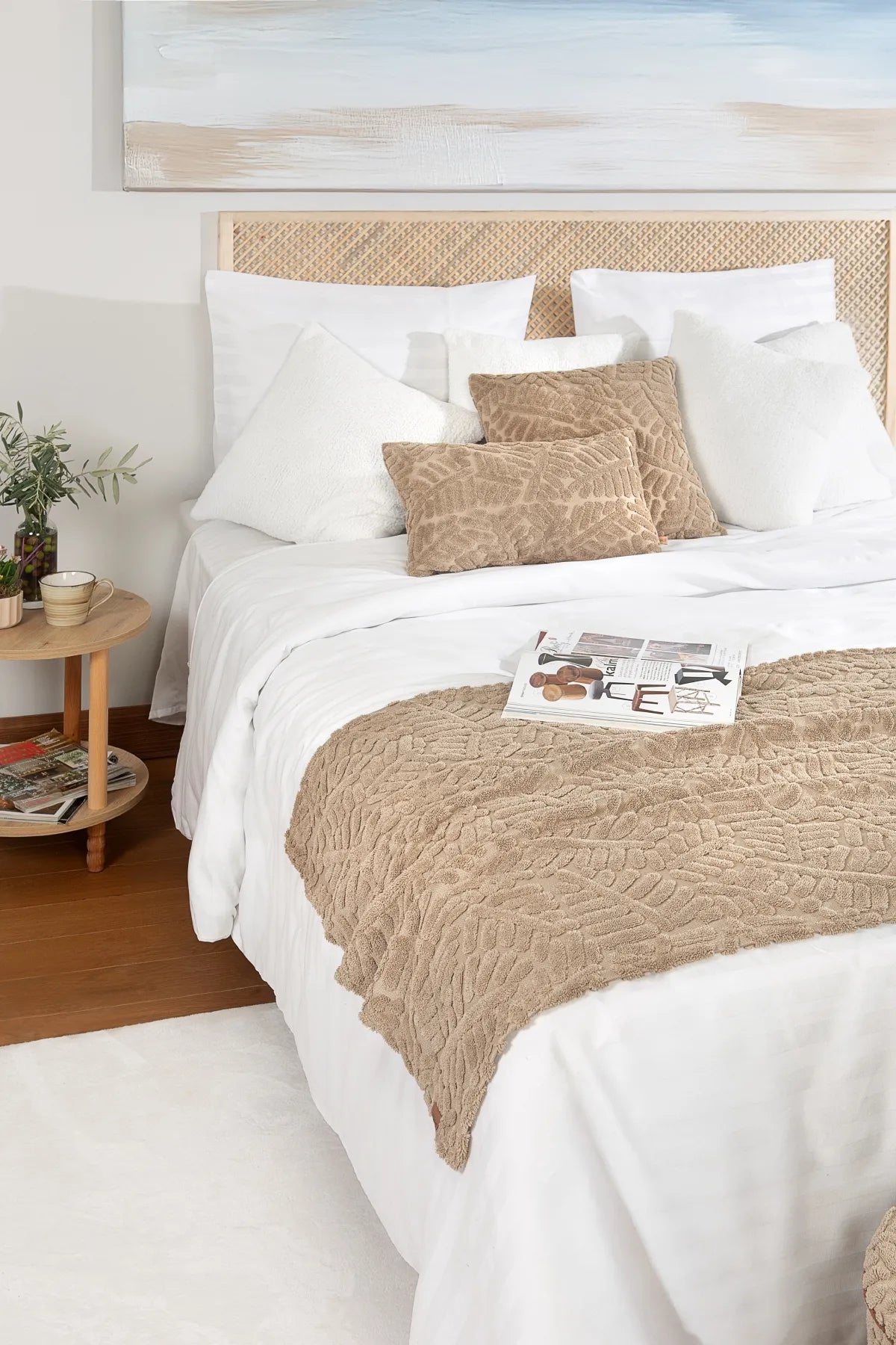Forest Bed Runner Set Scandinavian Bohemian Pattern