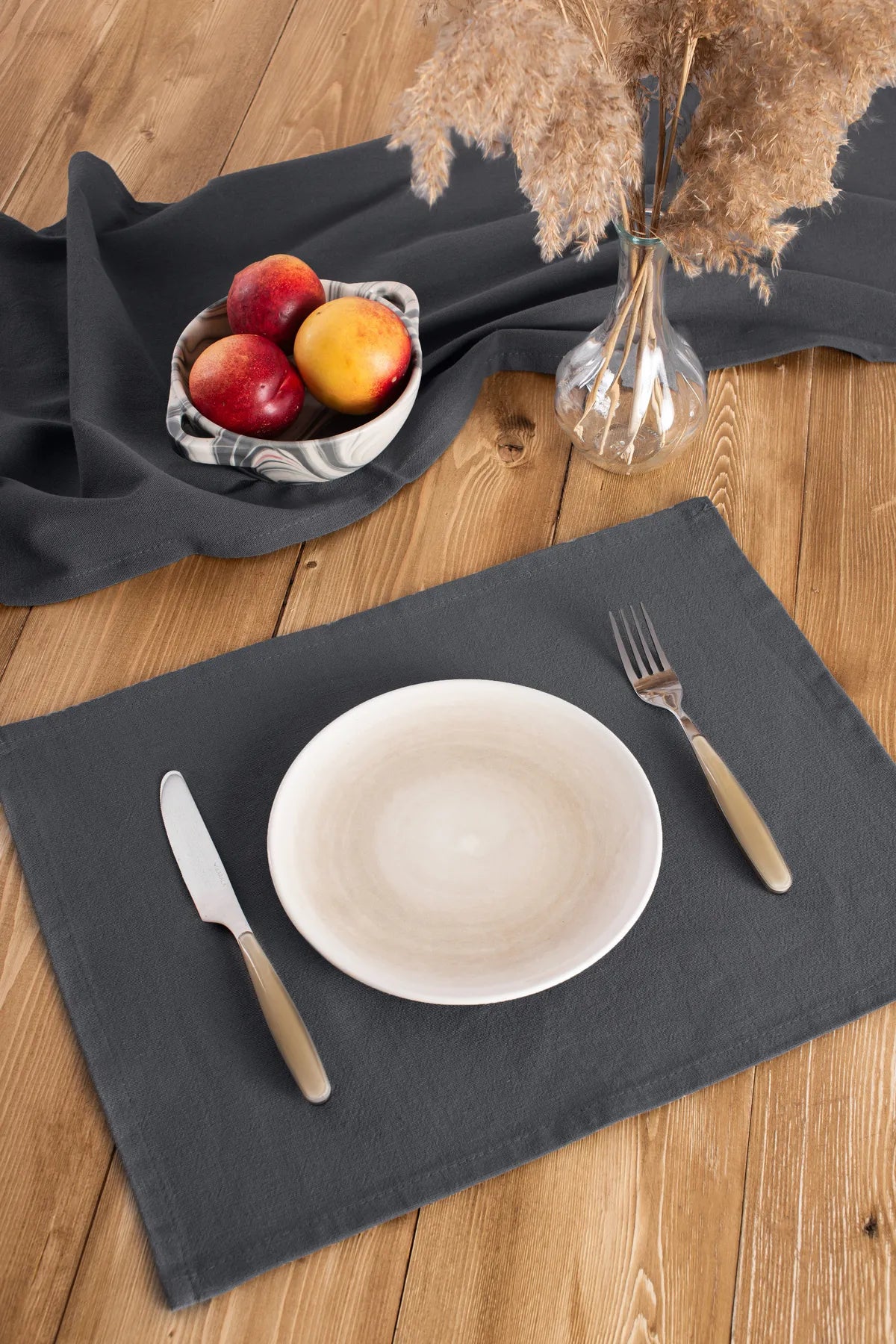 6 Piece Linen Placemat 35 X 45 Cm