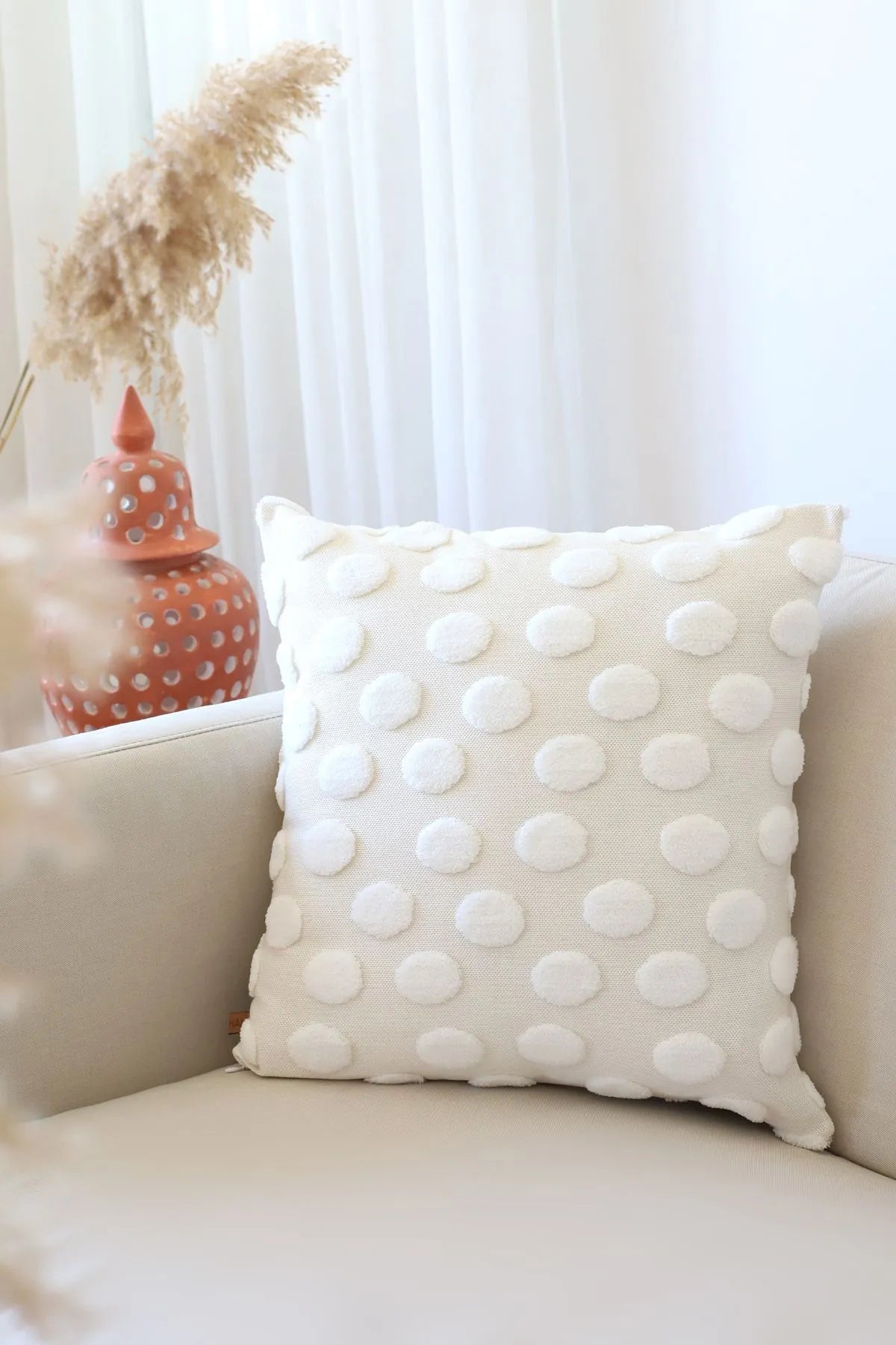 Point Decorative Pillowcase Scandinavian Bohemian Design (1 Piece)