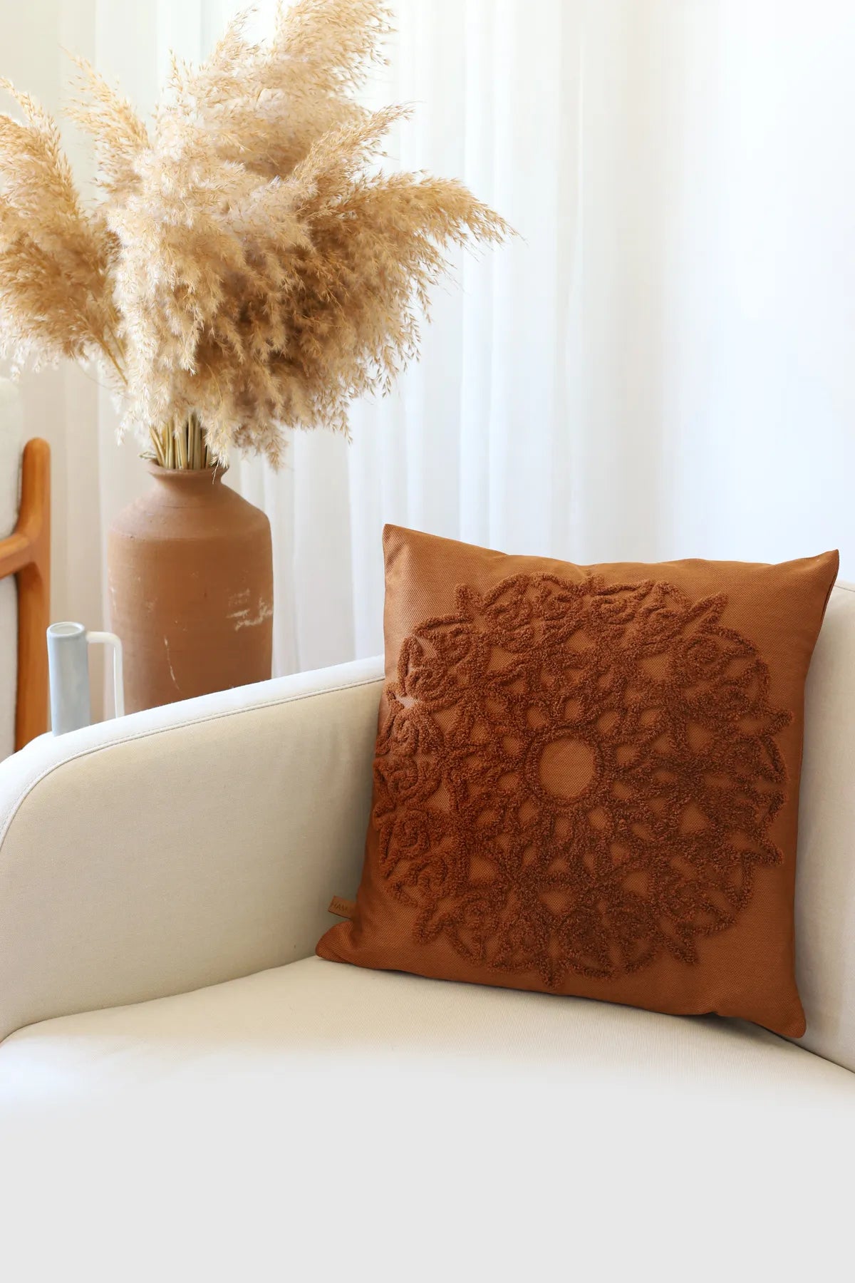 Pretty Decorative Pillowcase Scandinavian Bohemian Design (1 Piece)