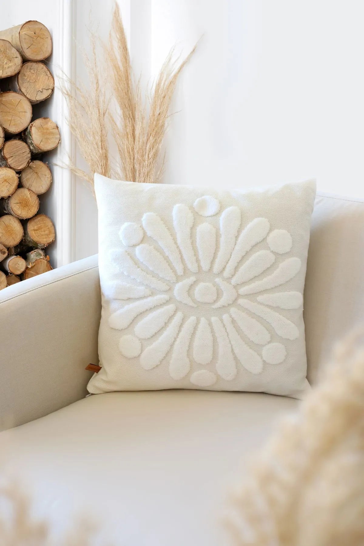 Boho Decorative Pillowcase Scandinavian Bohemian Design (1 Piece)