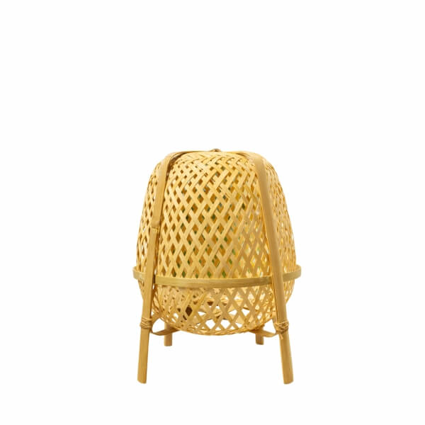 Bamboo Woven Table Lamp – Natural