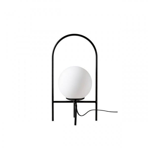 Moon Globe Table Lamp – Black & White