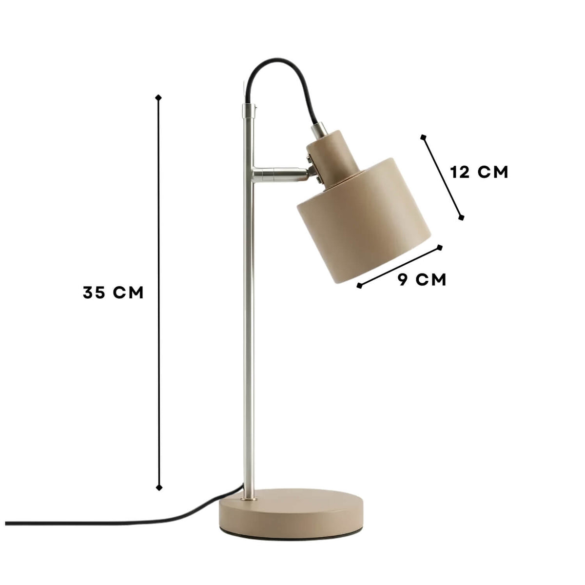 NORR Scandinavian Table Lamp – Beige