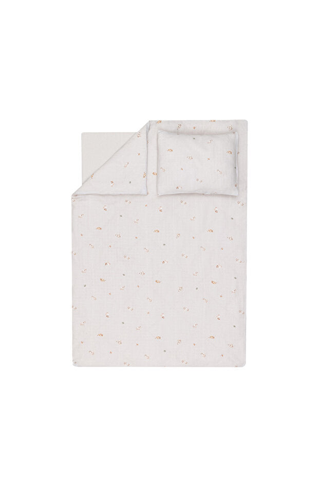 Mini Zella 100% Cotton Muslin Baby Duvet Cover Set