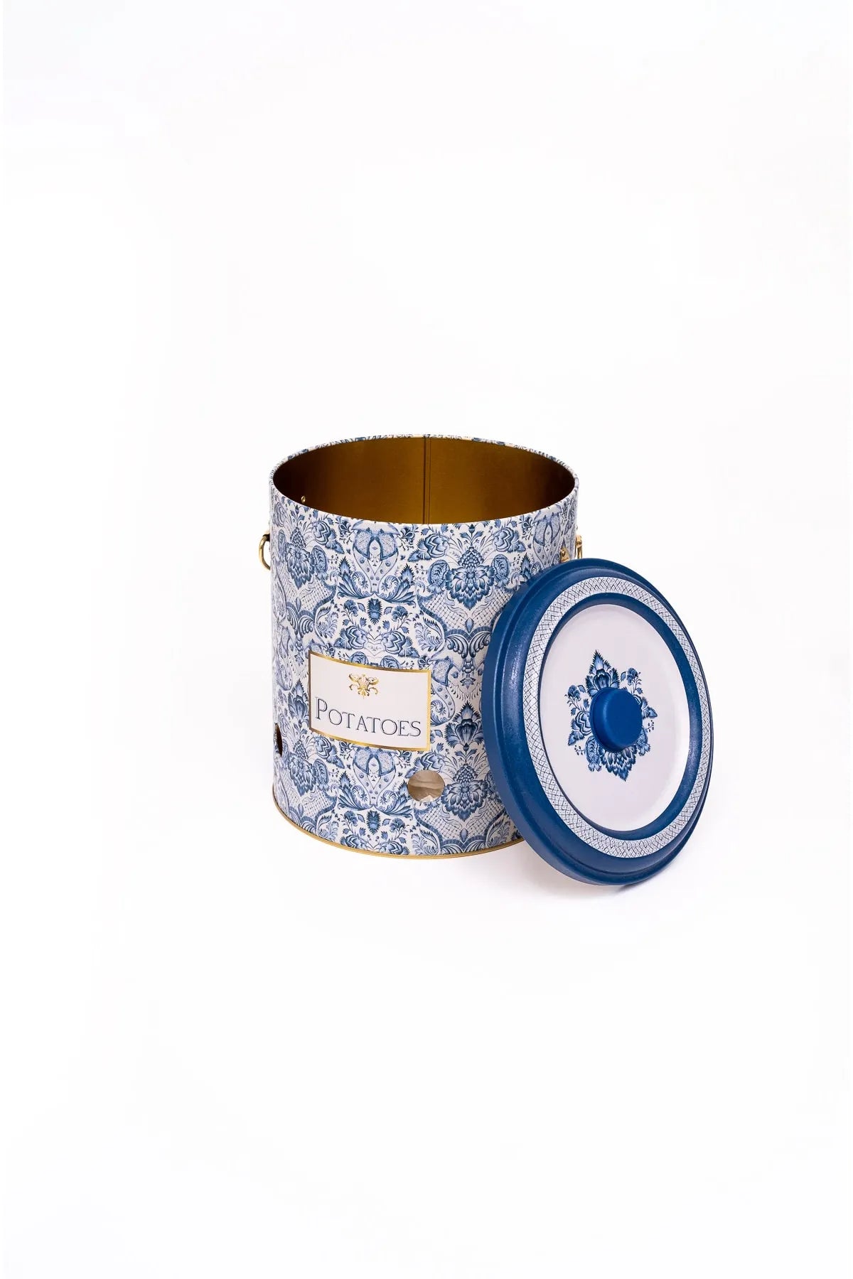 Azul Metal Potato Storage Container