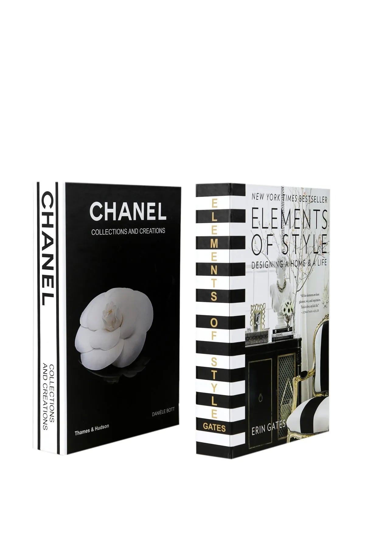 Set of 2 Decorative Book Cover Box