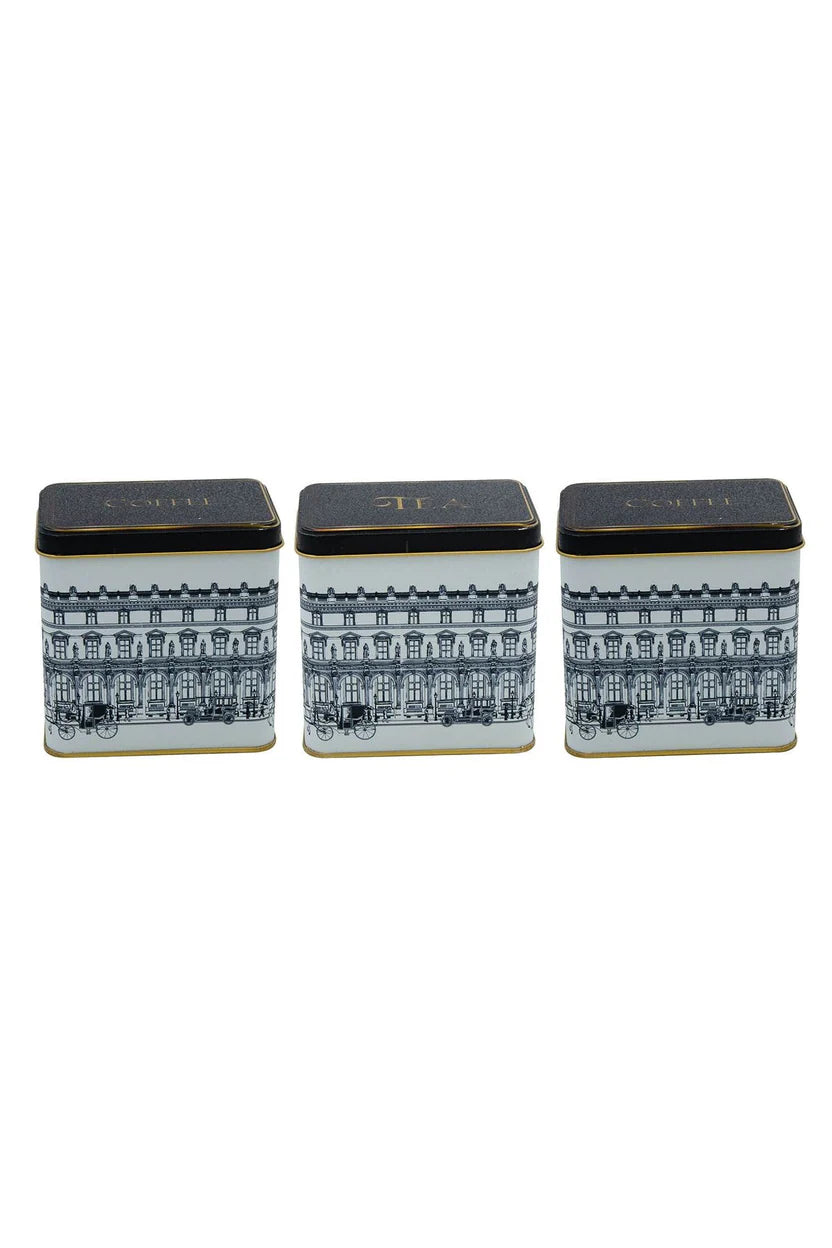 City Metal Storage Containers 3 Piece Set
