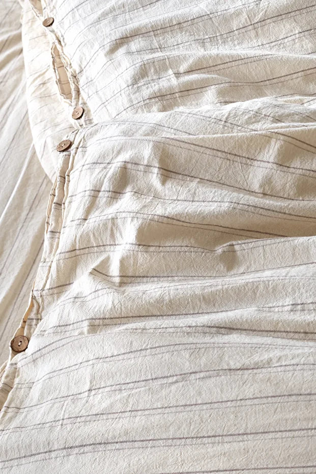 Sunday 100% Cotton Washable Vintage Duvet Cover Set