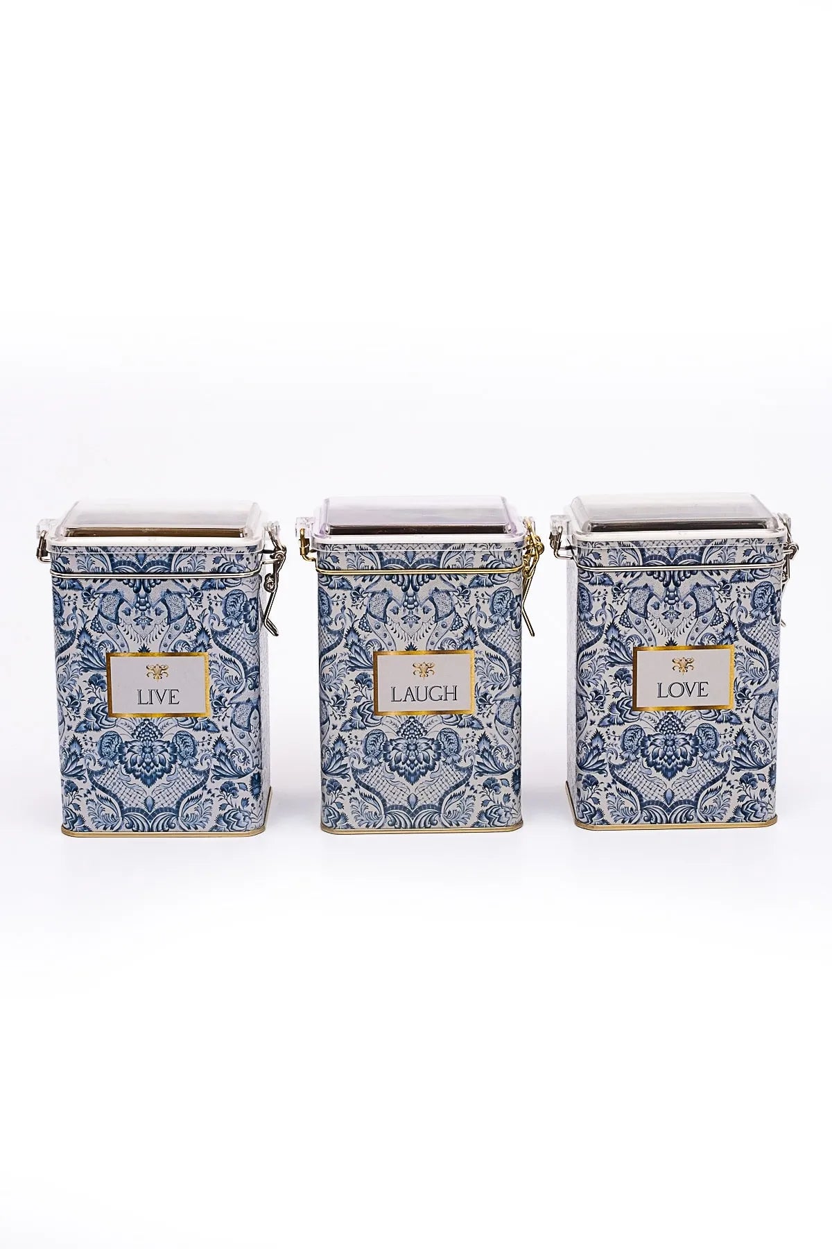 Azul Metal Storage Containers Set of 3