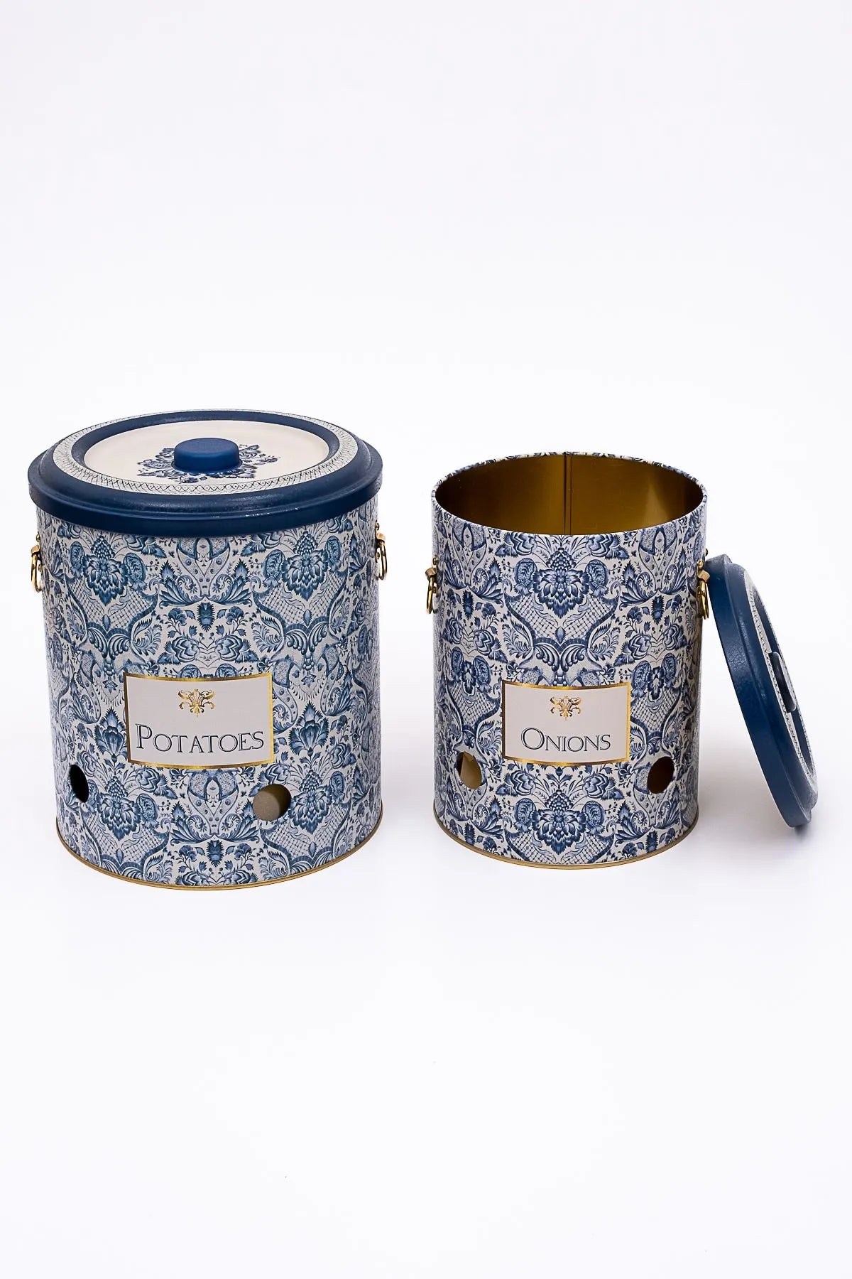Azul Metal Storage Containers 2 Piece Set