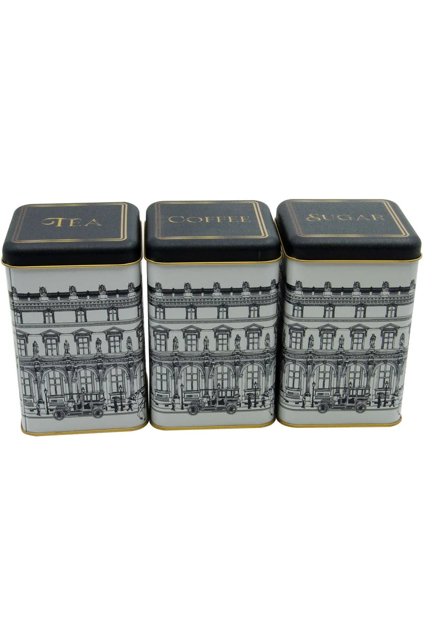 City Metal Storage Containers 3 Piece Set