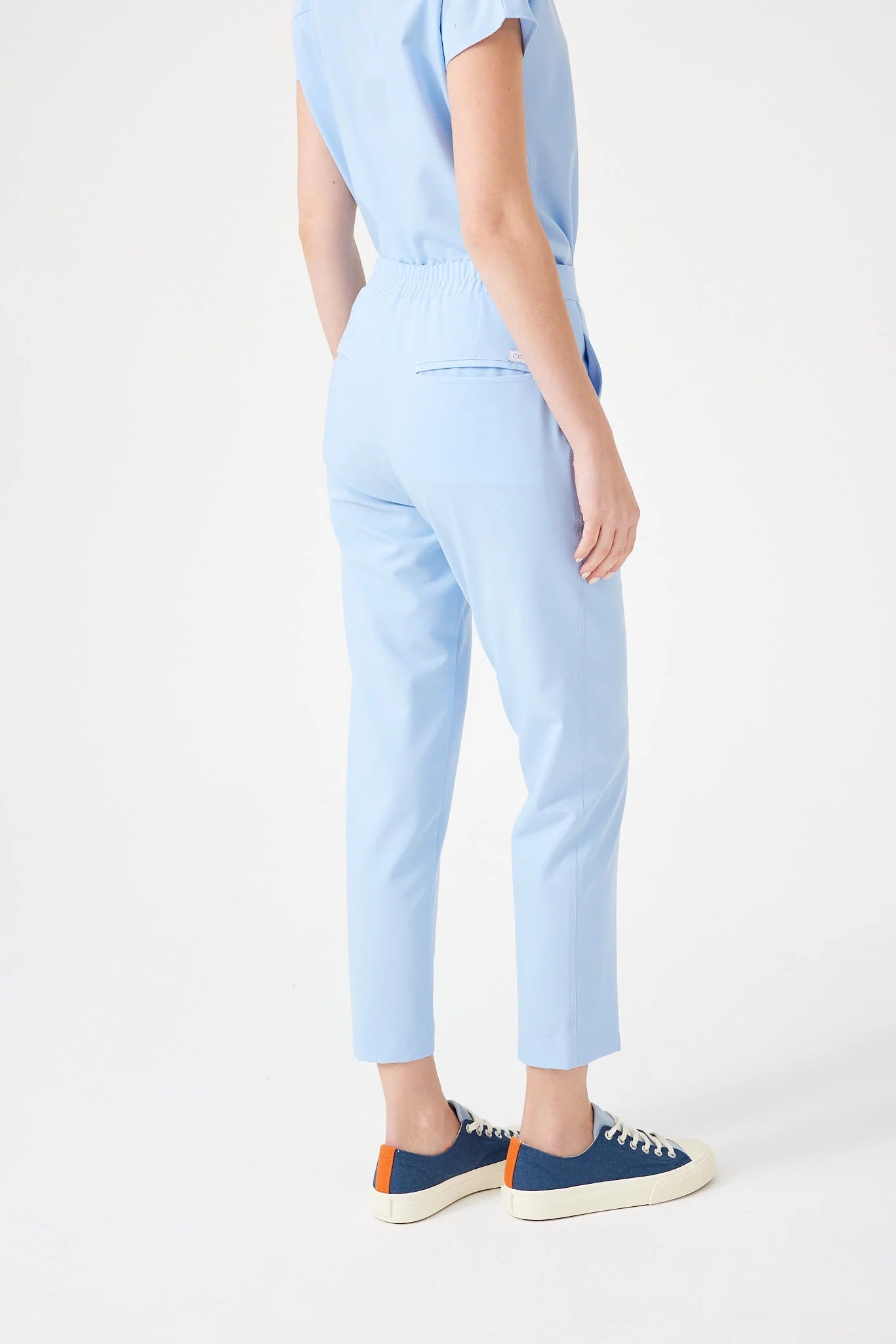 Cosa Fortius® Women's Contrast Stitch Trousers - Ice Blue