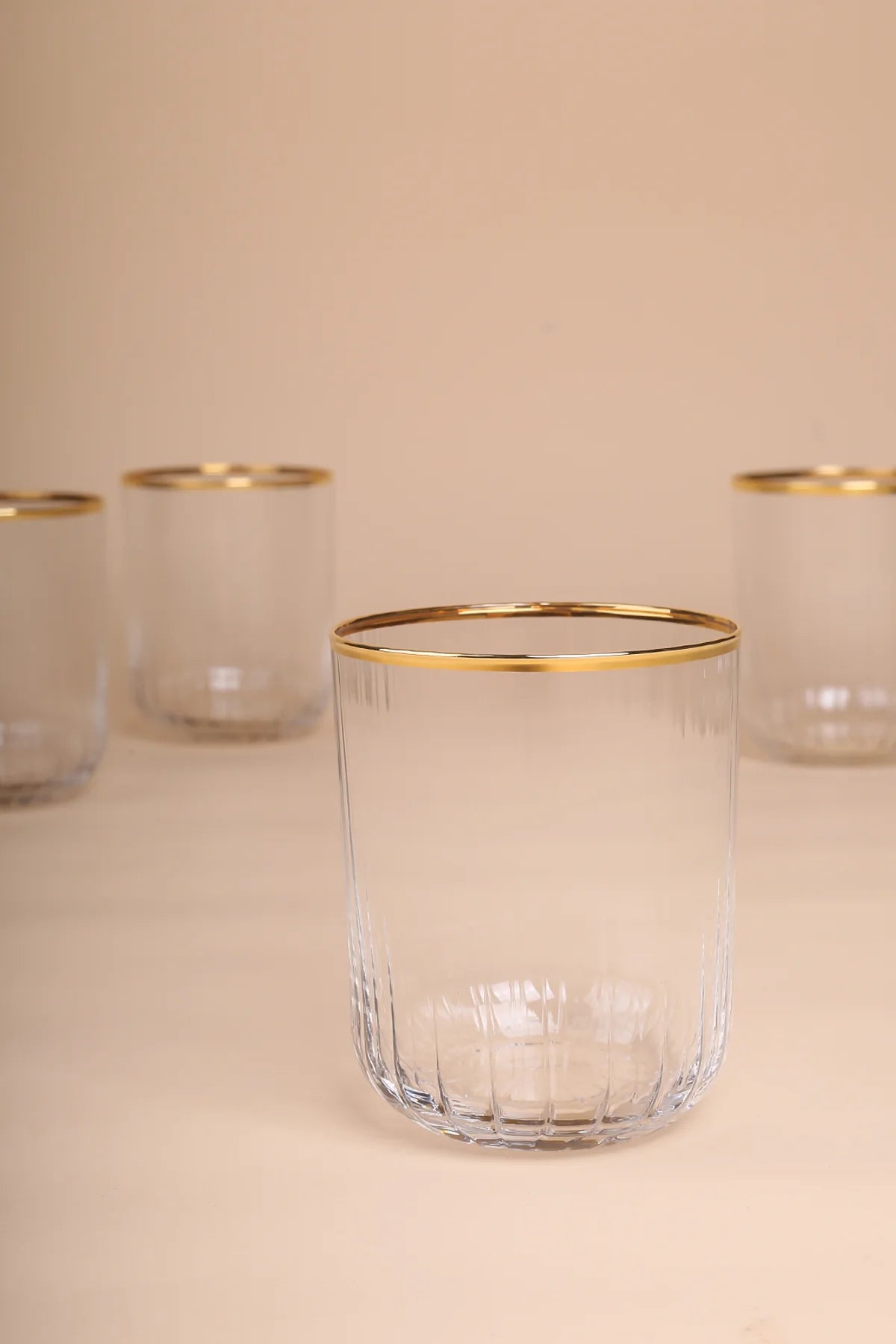 Adore Gold 4 Piece Glass Set 350 Cc