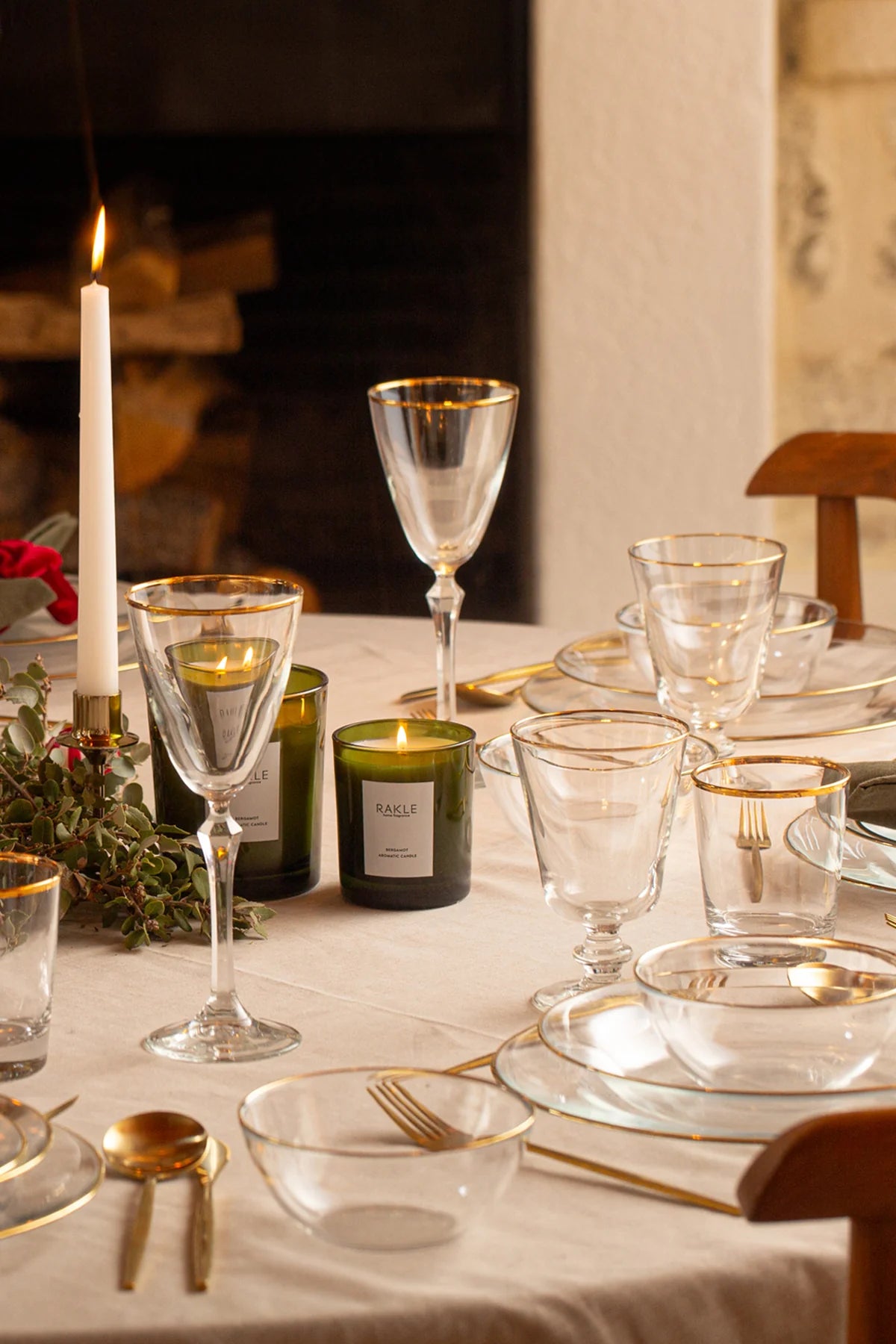Pure Gold Gilded 4 Piece Glass Set 275 cc