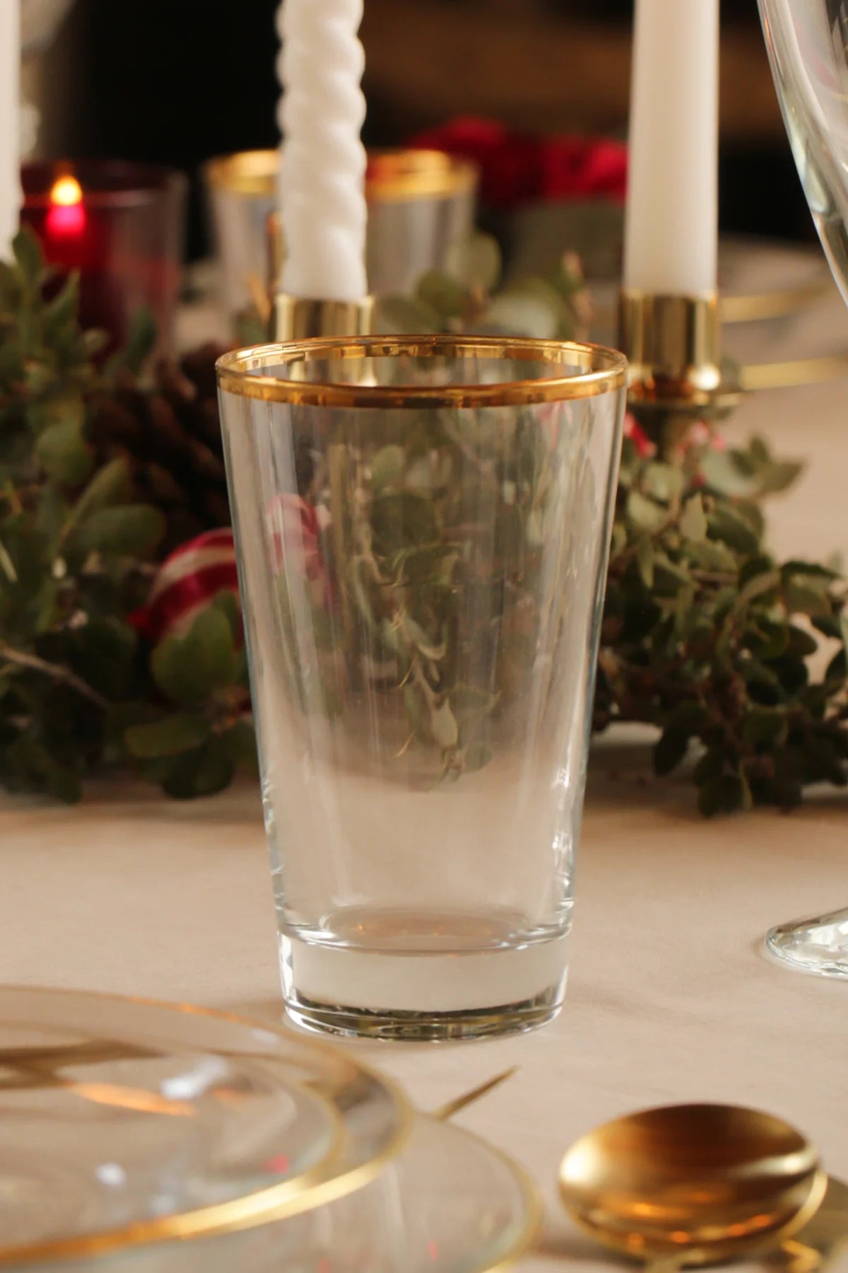 Pure Gold Gilded 4 Piece Glass Set 400 cc