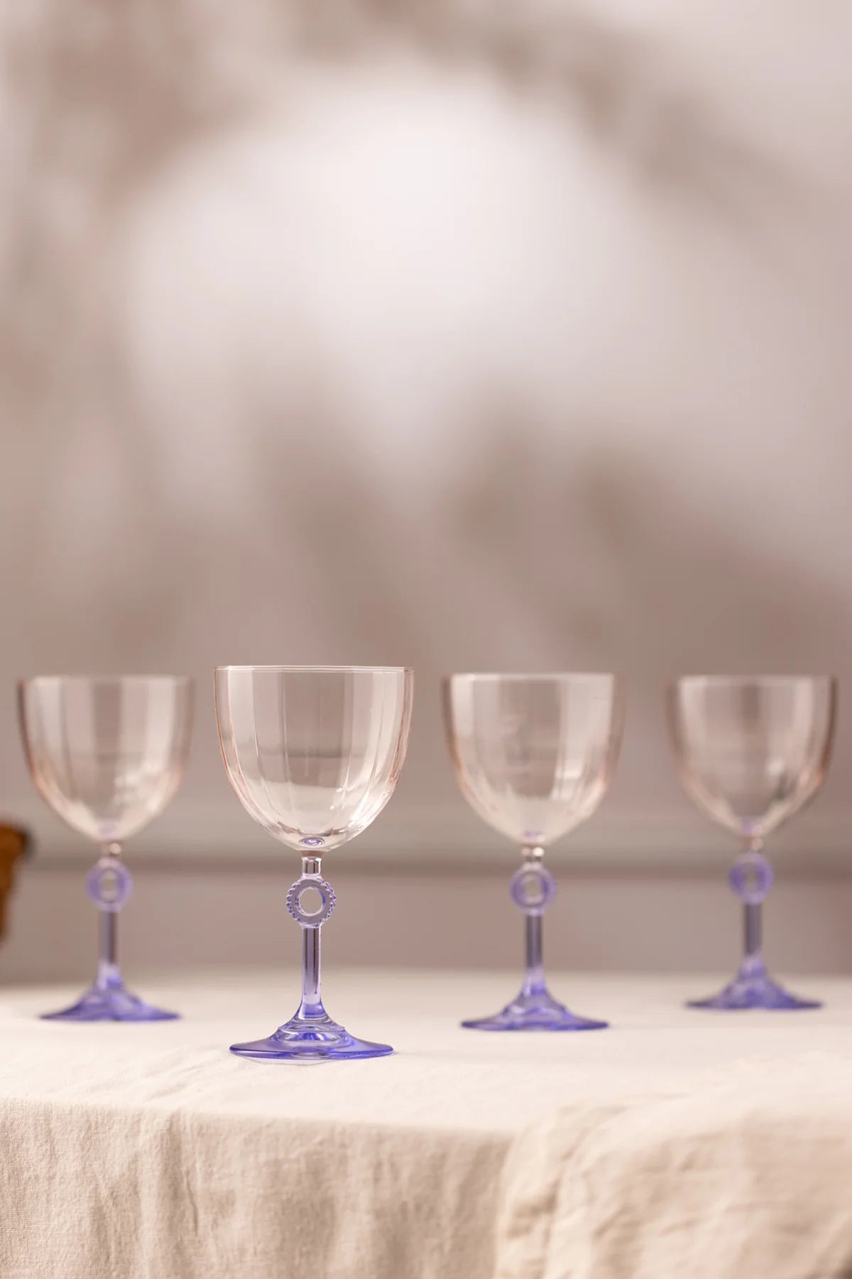 Elite 4 Piece Glass Set Purple 270 cc
