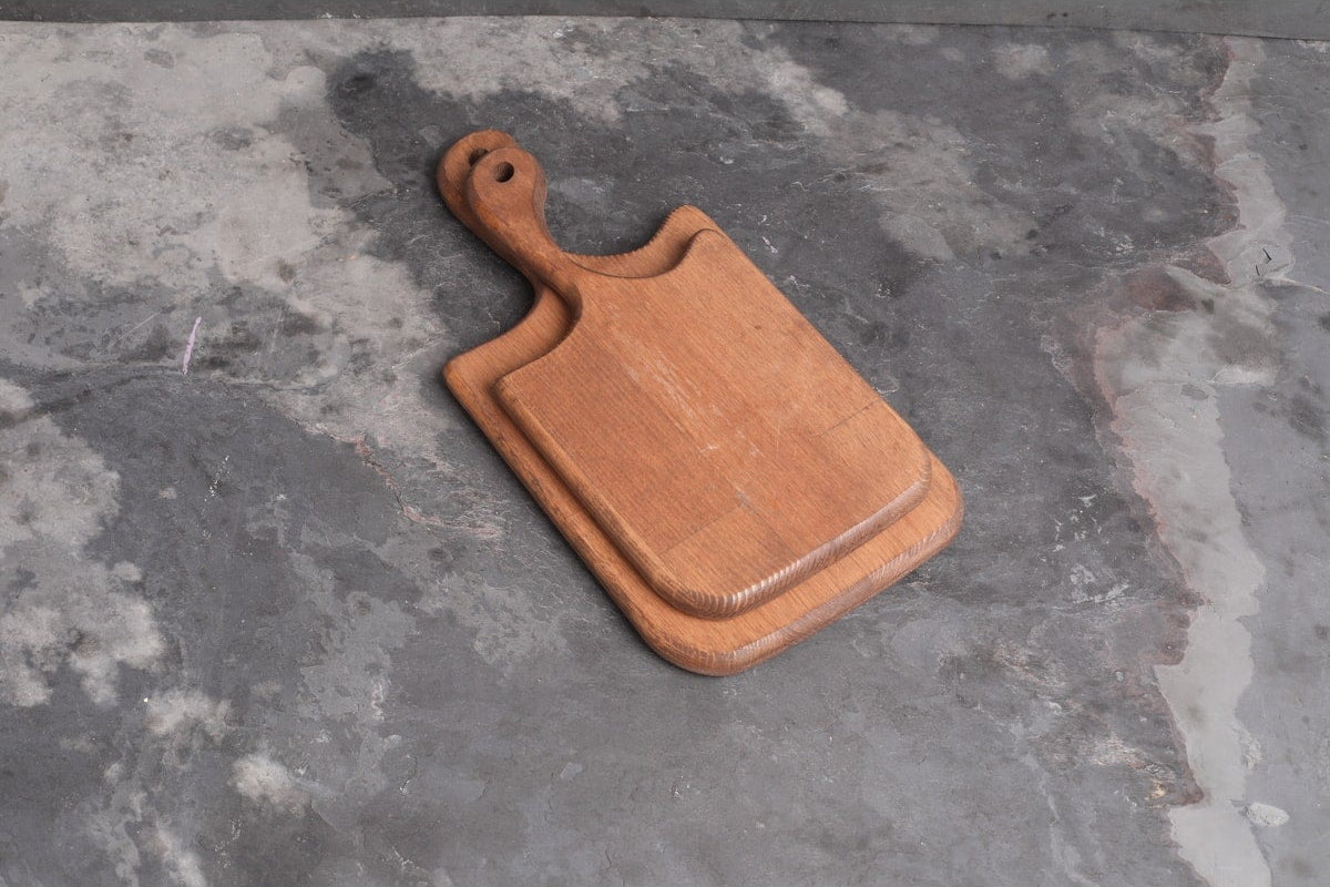 Natural Wood Cutting and Serving Board 2 Pieces