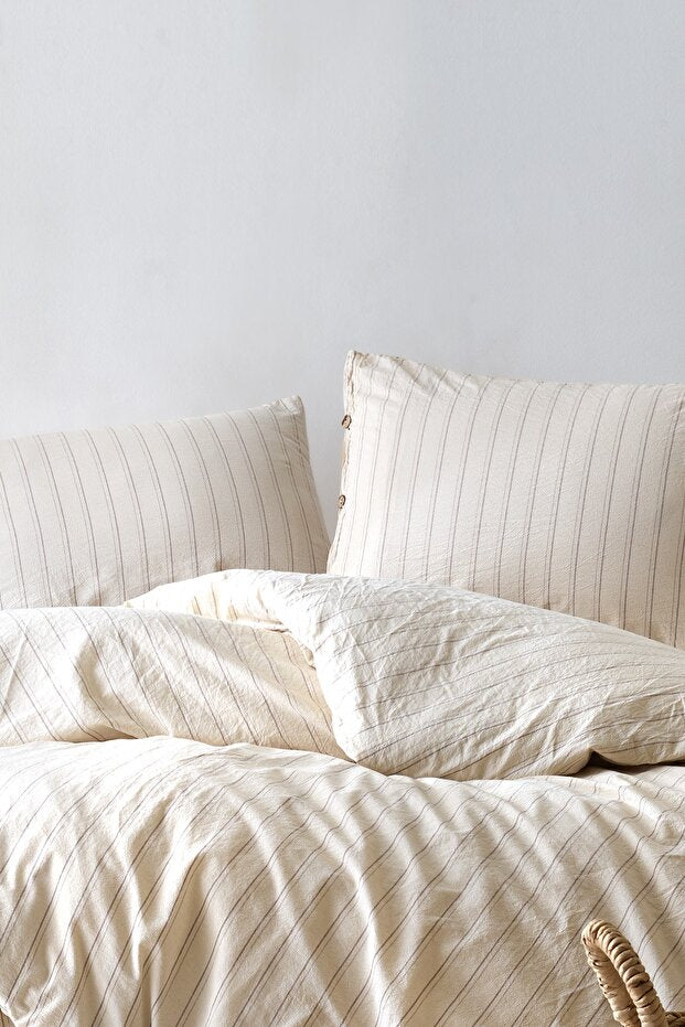 Sunday 100% Cotton Washable Vintage Duvet Cover Set