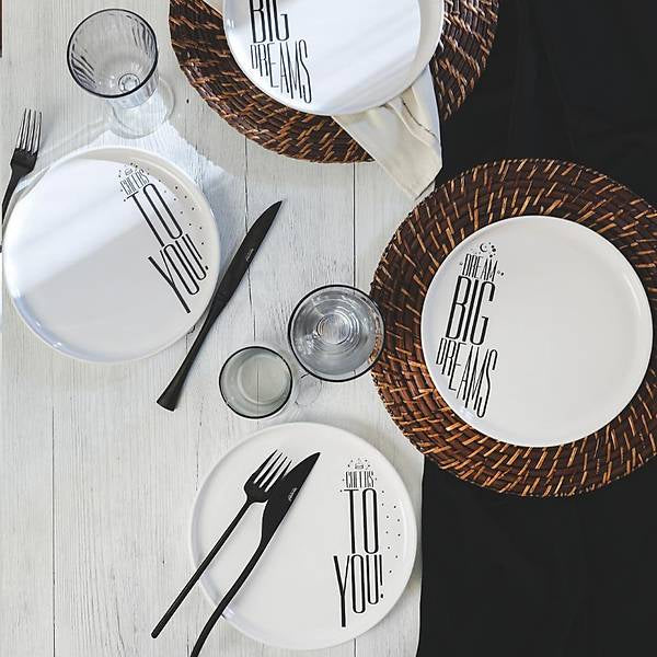 Dream & Cherrs Nordic Cake Plate 22 Cm 4 Pieces