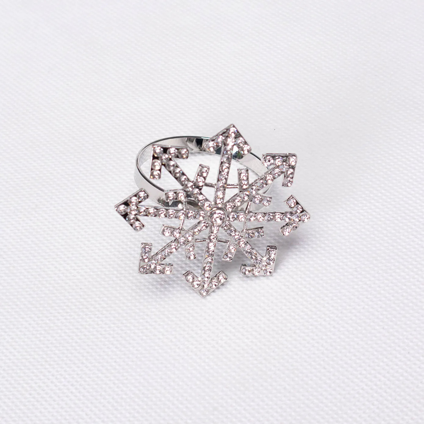 Snowflake 4 Piece Napkin Ring