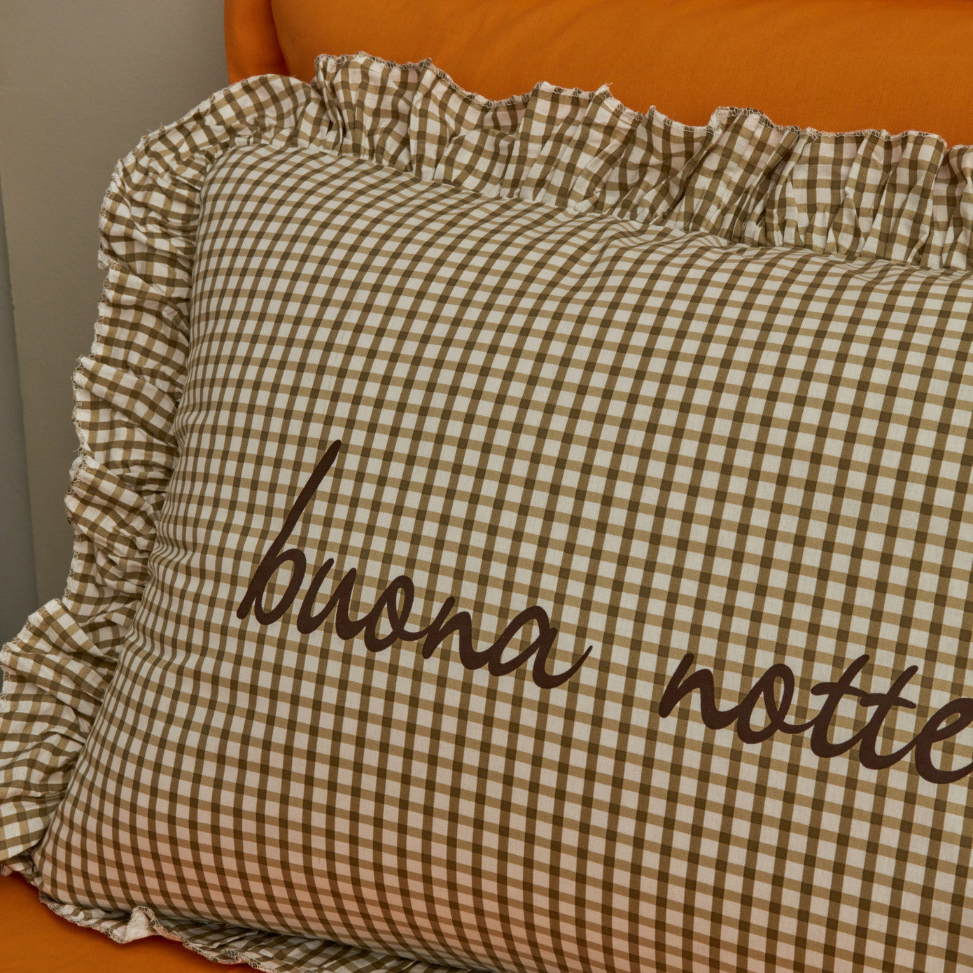 Buona Notte 100% Cotton Single Fitted Duvet Cover Set