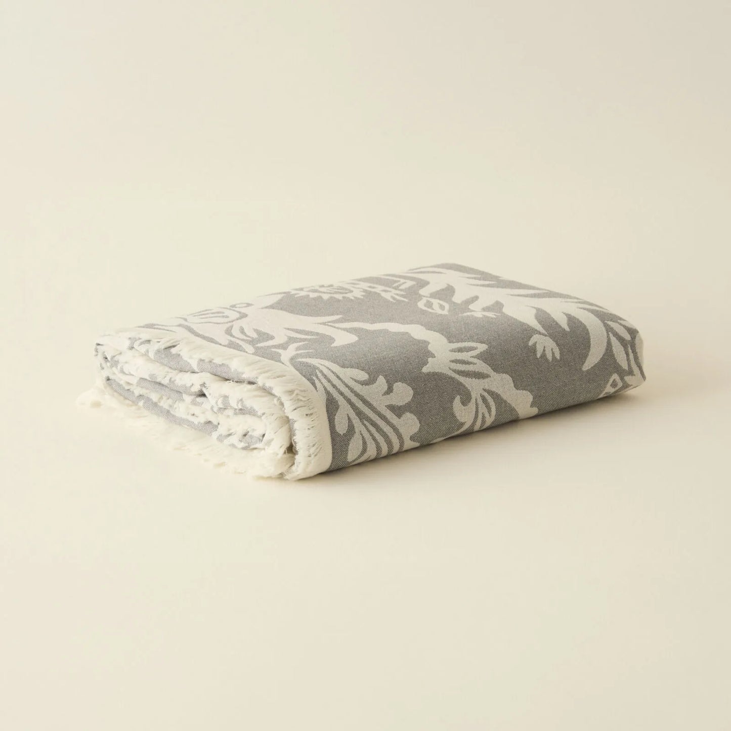 Avery Muslin Double Pique Grey