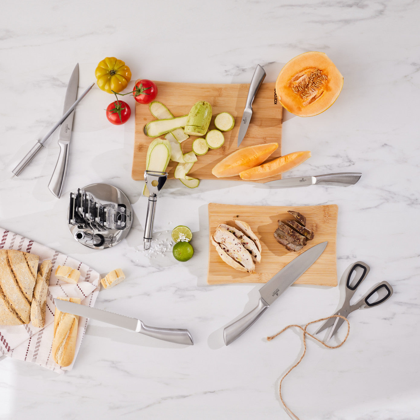 Meister Bremen 9 Piece Steel Knife Set