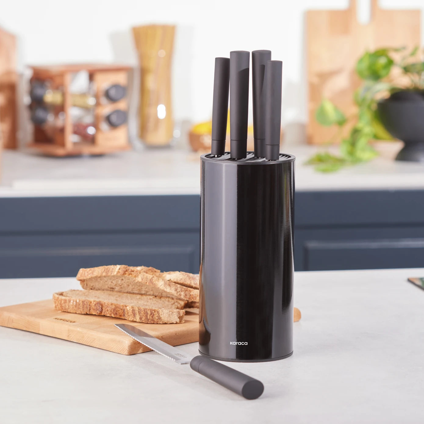 Roscar Black 6 Piece Knife Set