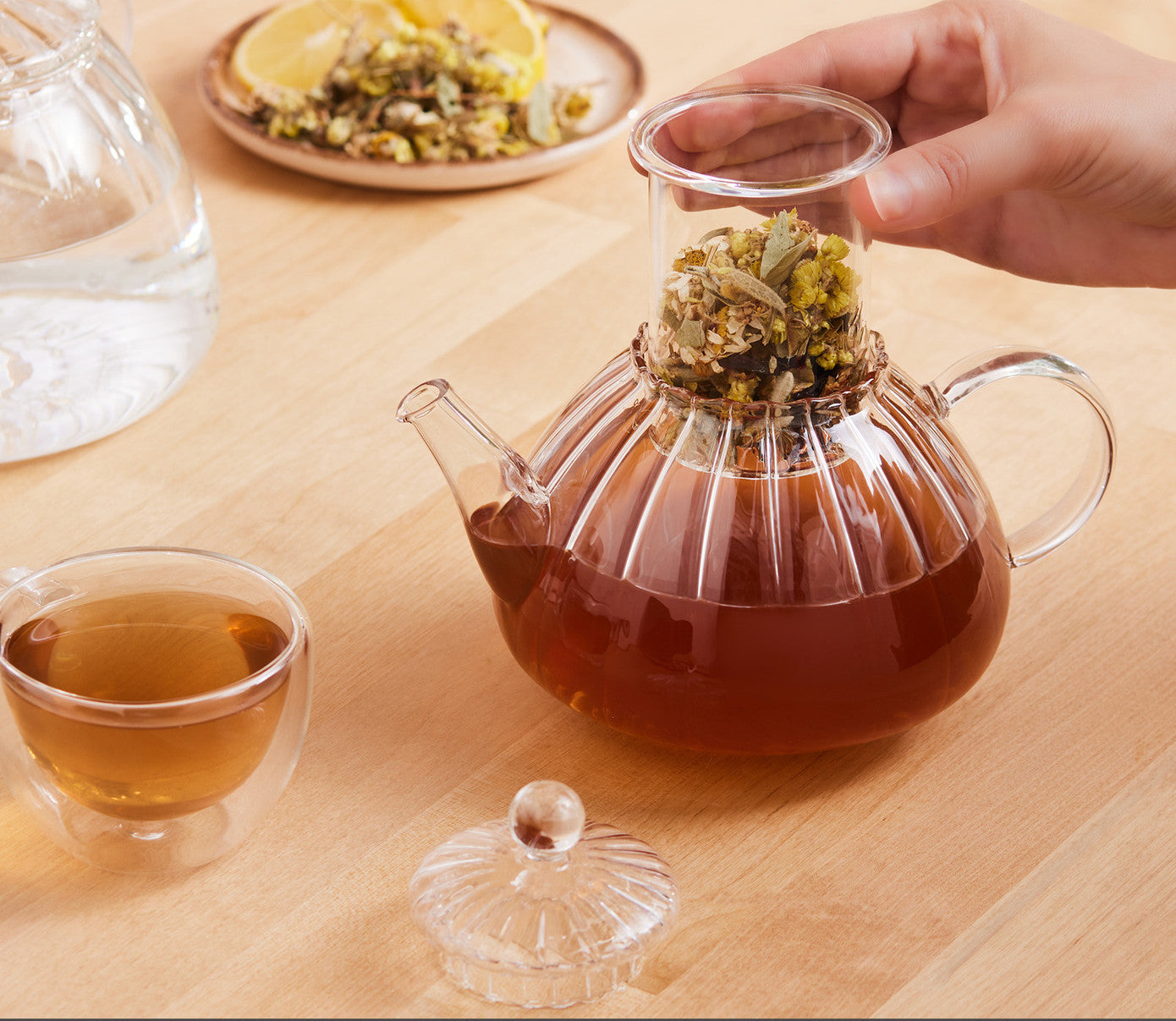 Lori Borosilicate Glass Teapot