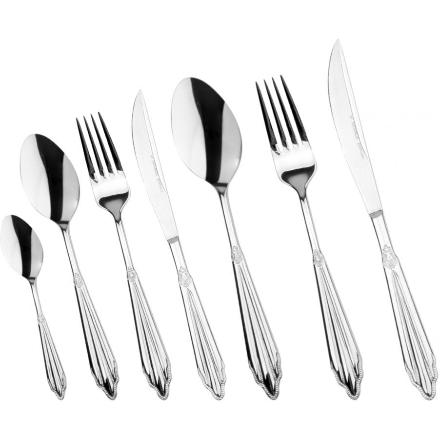 Elegance New Mantilla 12 Person 84 Piece Cutlery Set