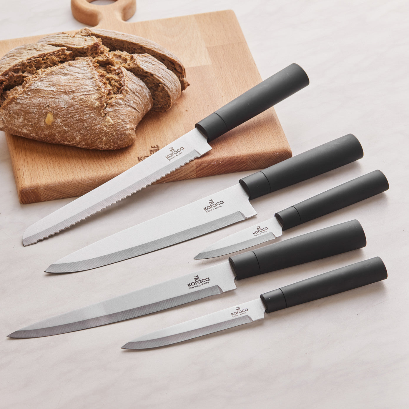Burby Wood 14 Piece Service and Knife Set