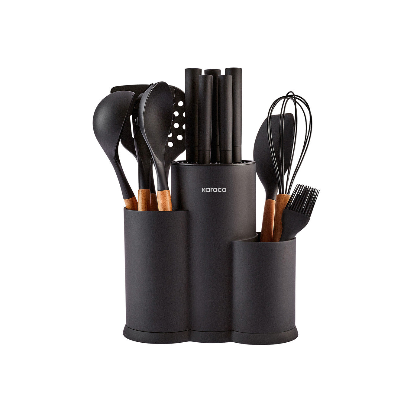 Burby Wood 14 Piece Service and Knife Set