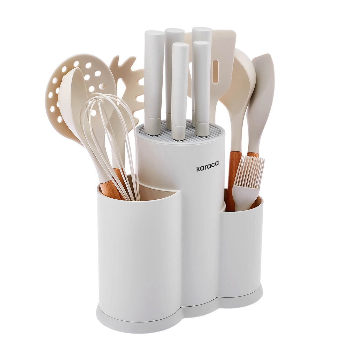 Burby 14 Piece Knife Set Cream