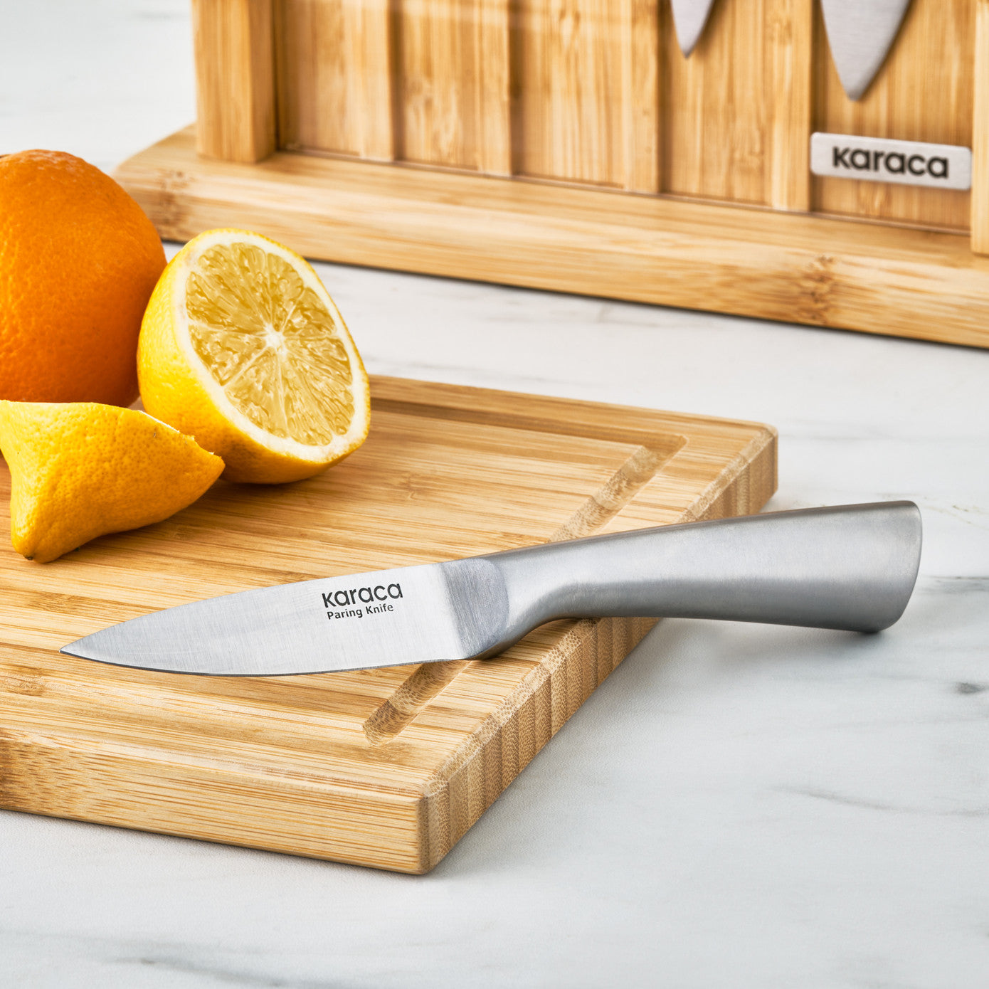 Samurai Nagoya Vigor 7 Piece Knife Set and Cutting Board
