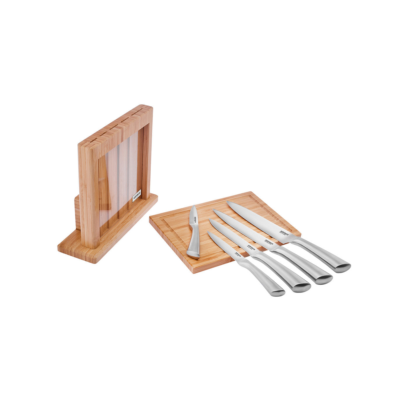 Samurai Nagoya Vigor 7 Piece Knife Set and Cutting Board
