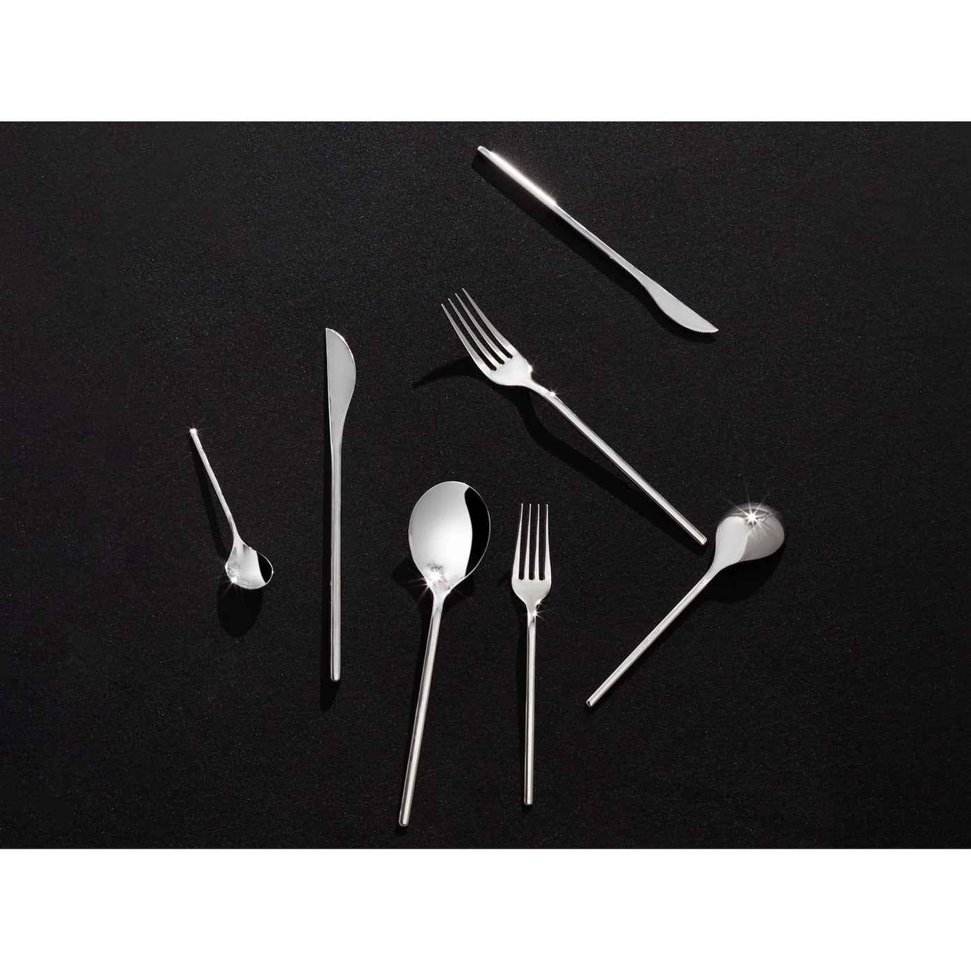 316 Premium Cappadocia Platinum 12 Person 84 Piece Cutlery Set