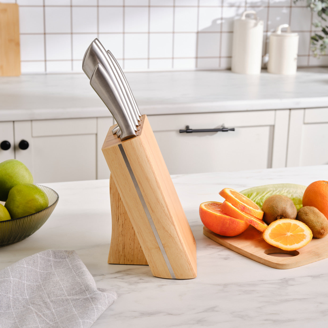 Jasper New 6 Piece Stand Knife Set