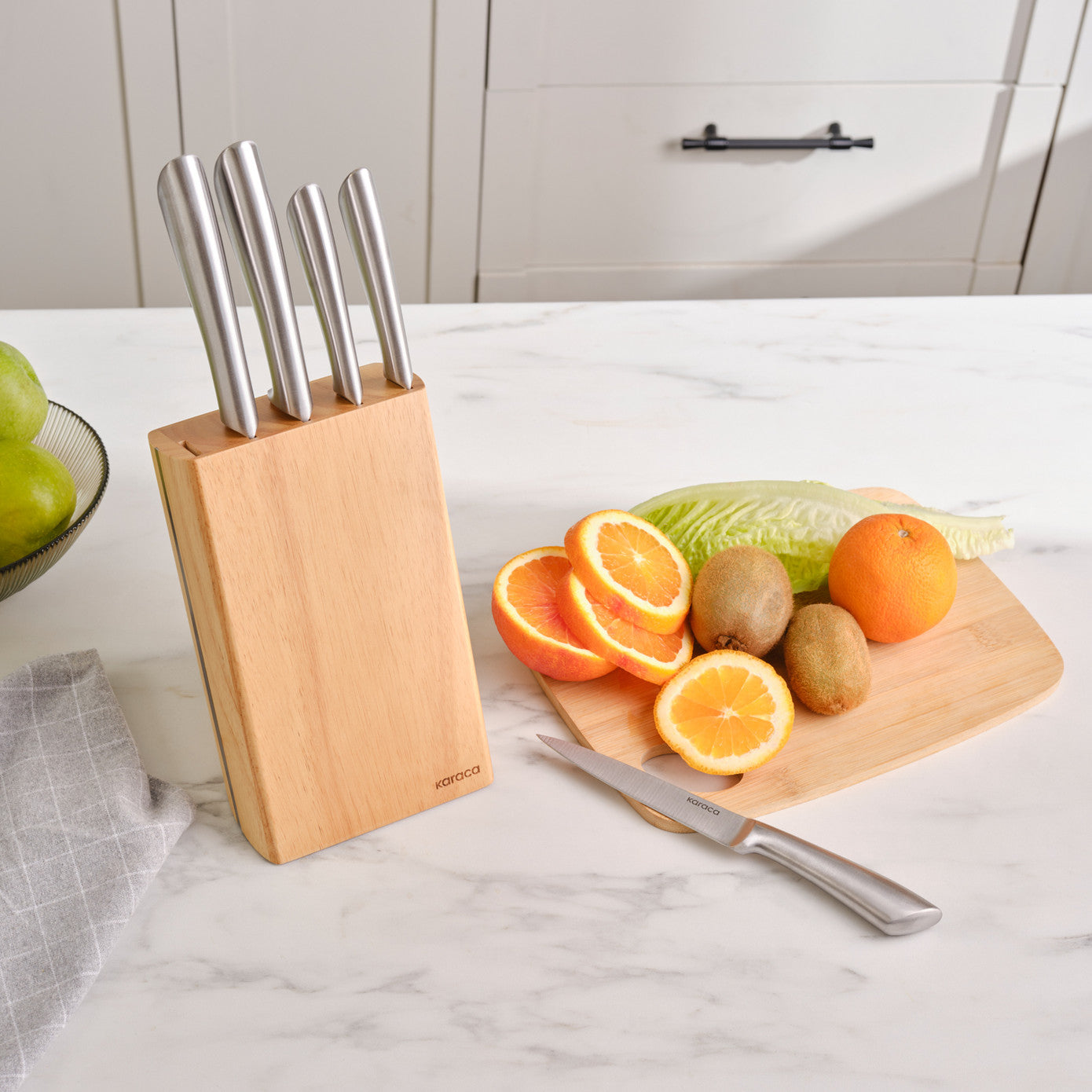 Jasper New 6 Piece Stand Knife Set